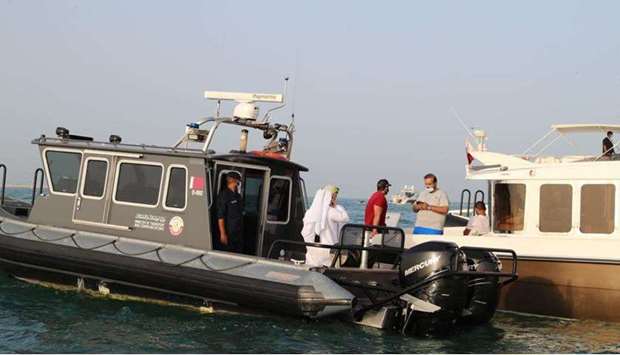 Several maritime affairs professionals from the MoI's Criminal Investigation Department and General Directorate of Coasts and Borders Security and from the National Tourism Council participated in the campaign.