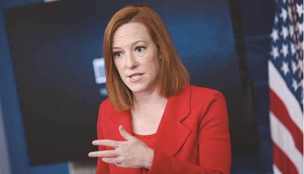 Psaki: Biden u2018has been consistent in his view that thereu2019s not a military solution to Afghanistan, that we have been there for far too longu2019.