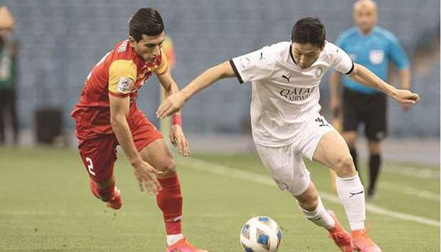 Boualem Khoukhi scored in the 89th minute as Al Sadd fought back to hold Foolad Khouzestan 1-1 in Group D of the 2021 AFC Champions League at the King Fahd Stadium on Wednesday.