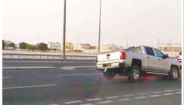 The action was taken after a video clip went viral on social media on Wednesday.