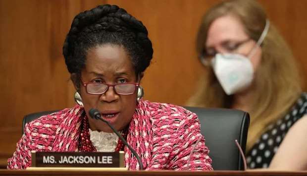 Democratic Texas Rep. Sheila Jackson Lee is the lead sponsor of H.R. 40, a bill that would establish a commission to study reparations for slavery. Chip Somodevilla/Pool/AFP via Getty Images