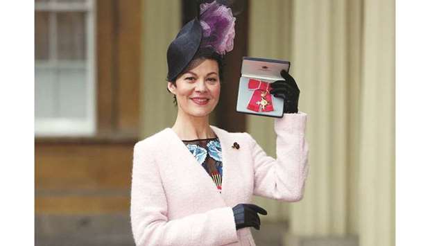 British film, television and stage actress Helen McCrory
