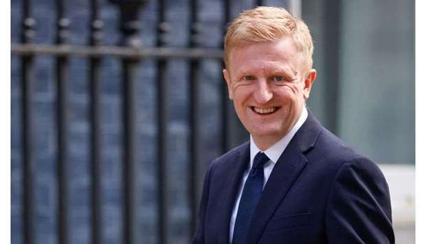 (File) Britain's Secretary of State for Digital, Culture, Media and Sport Oliver Dowden (REUTERS/John Sibley)