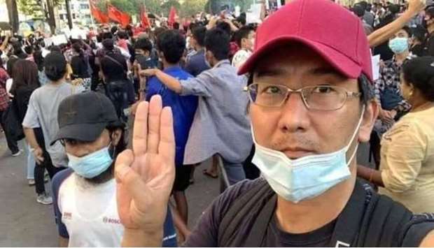 Kitazumi runs a media production company, Yangon Media Professionals, and used to be a journalist with the Nikkei business daily, according to his Facebook page and interviews with online media. PHOTO: Facebook/Yuki Kitazumi