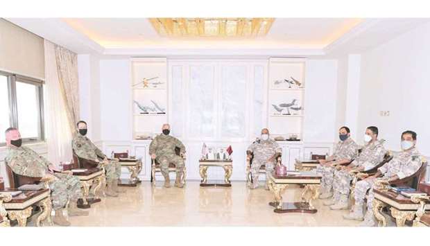 Chief of Staff meets US military officialrnrn