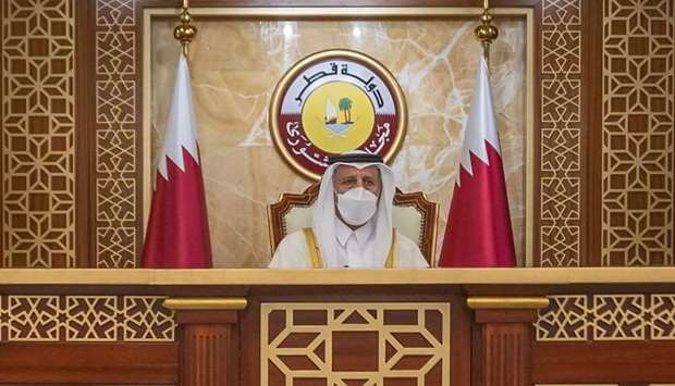 The Shura Council held its regular weekly meeting on Monday, under the chairmanship of HE the Speaker Ahmed bin Abdullah bin Zaid Al Mahmoud