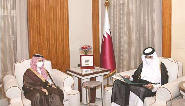 Amir receives message from Saudi king King Salman invites Amir to visit Saudi Arabia