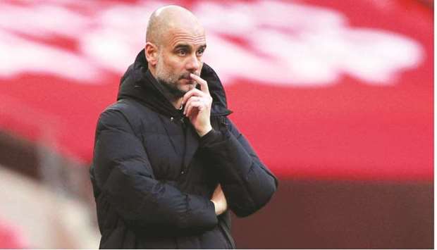 Manchester City manager Pep Guardiola. (Reuters)