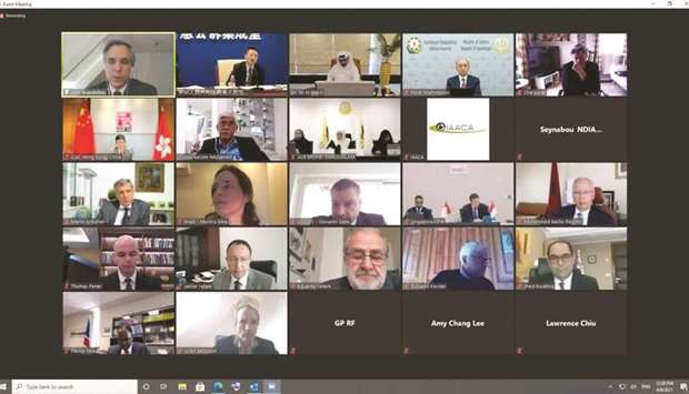 HE Attorney-General Dr Ali bin Fattis al-Marri chaired the meeting.