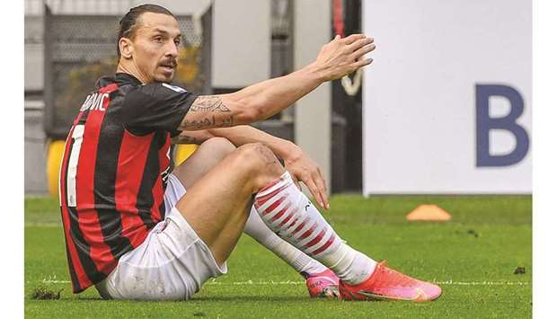 Zlatan Ibrahimovicu2019s Milan had been leading at the winter break as they target a first u2018Scudettou2019 since 2011, but have faltered since January. (AFP)