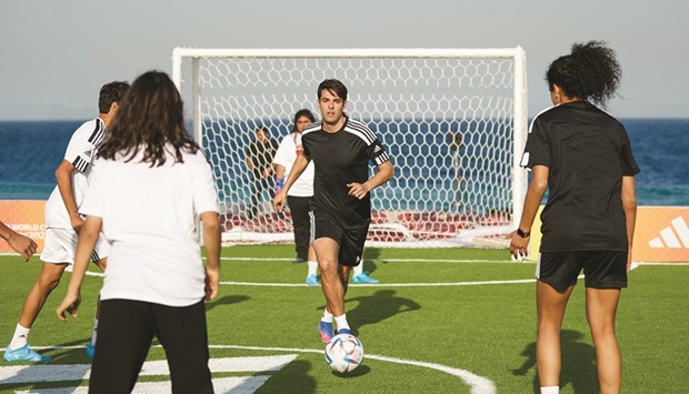 Kaka during the launch of the Al Rihla u2013 the official match Ball for the FIFA World Cup Qatar2022