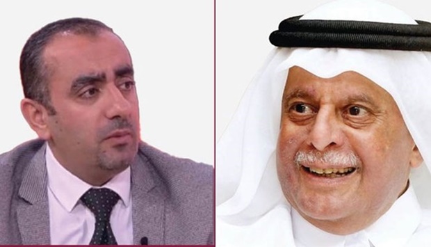 Amer al-Showbaki  and HE Abdullah bin Hamad al-Attiyah