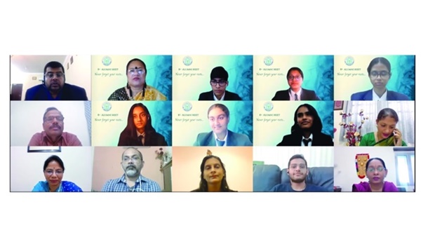 DPS Modern Indian School conducted its 8th alumni meet recently online, bringing together alumni from different parts of the globe.