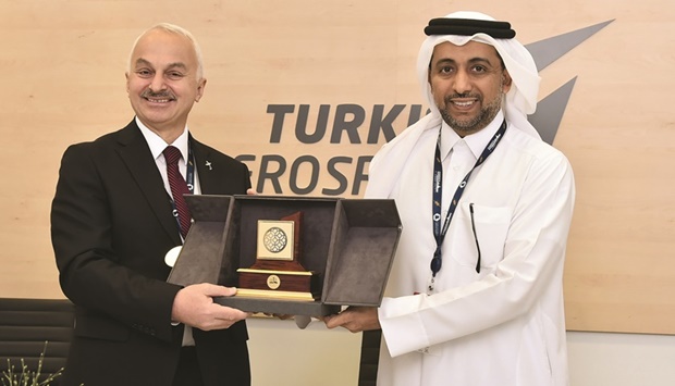 Dr Hasan Rashid al-Derham with Prof Dr Temel Kotil.
