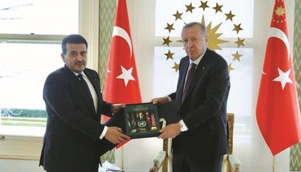 The Turkish president listened to a presentation on Lusail University, the programmes it offers, and the plan for future co-operation with Turkish universities.