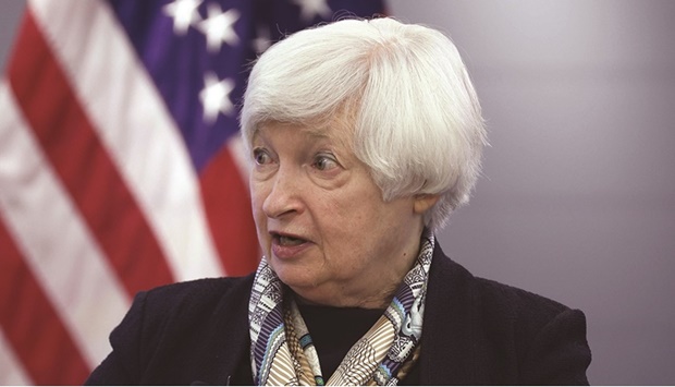 Janet Yellen, US Treasury Secretary.