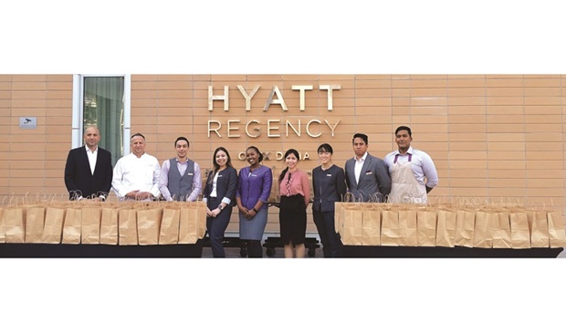 Several associates volunteered for the initiative.