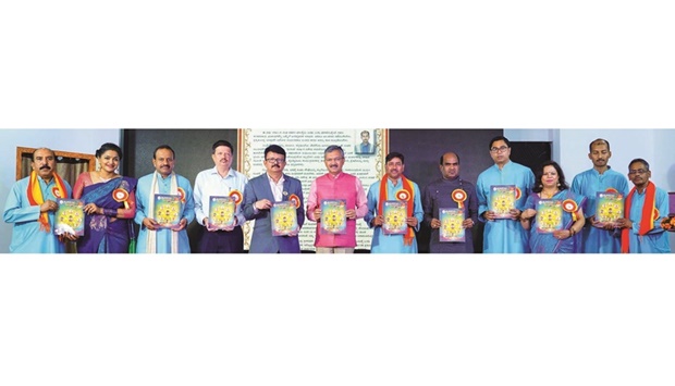 The evening was filled with various entertainment performances starting with a classical welcome song followed by a folk song, a skit and concluding with a tribute to the late Kannada film star Puneeth Rajkumar in the form of a medley dance by children.