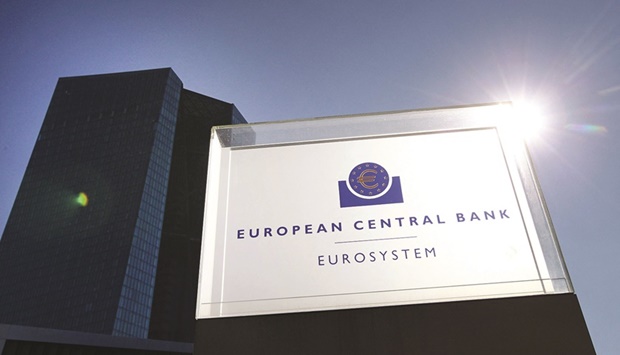 The ECB headquarters in Frankfurt. The ECB has been reducing the pace of money-printing for months but has only outlined a loose schedule to roll back support, emphasising flexibility as the conflict in Ukraine and sky-high energy prices could suddenly change the outlook.