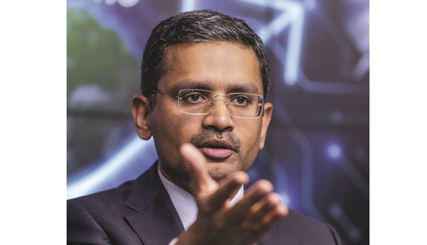 Rajesh Gopinathan, chief executive officer of Tata Consultancy Services