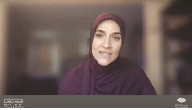 Dalia Mogahed at the event.