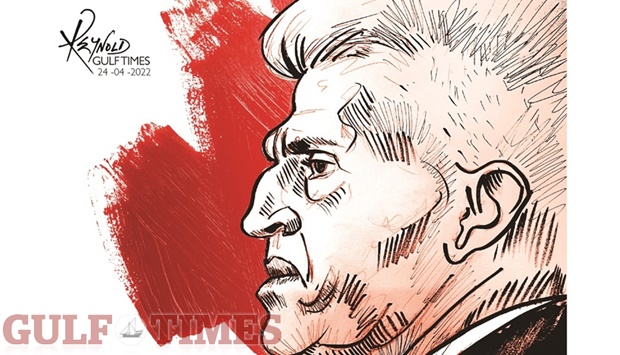 Al Duhail head coach Hernan Crespo. (Illustration by Reynold/Gulf Times)