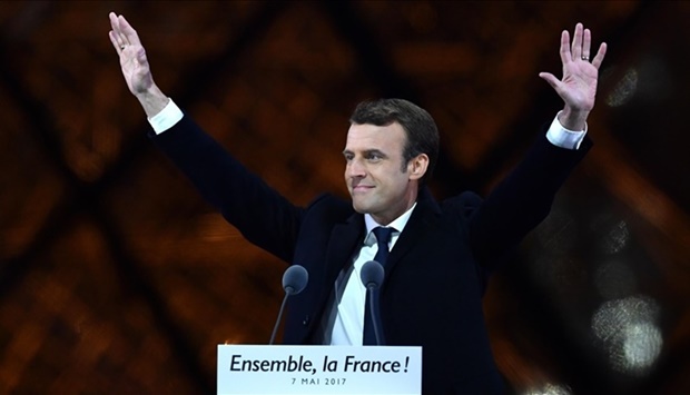French President Emmanuel Macron on Sunday defeated his rival Marine Le Pen in presidential elections, projections showed, prompting a wave of relief in Europe that the far-right had been prevented from taking power.