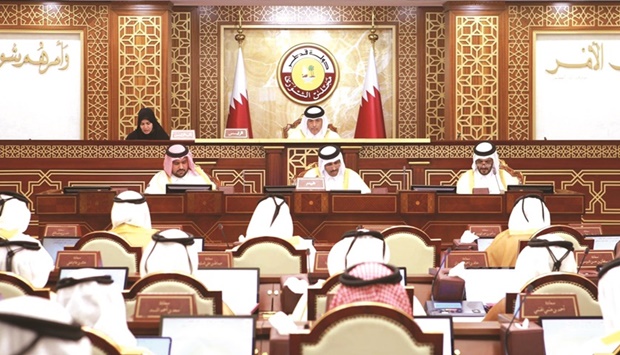 The Shura Council in session.