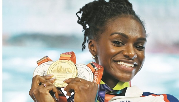 Dina Asher-Smith is the reigning world 200m champion and was the silver medallist over 100m and 4x100m at the World Championships in Doha in 2019.
