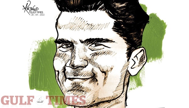 Pakistan paceman Shaheen Shah Afridi. (Illustration by Reynold/Gulf Times)
