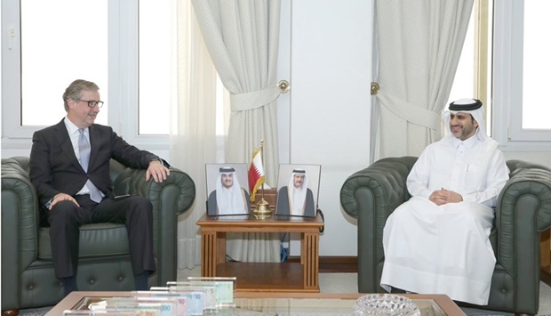 The meeting dealt with ways to enhancing co-operation between Qatar Central Bank and Citi Group.