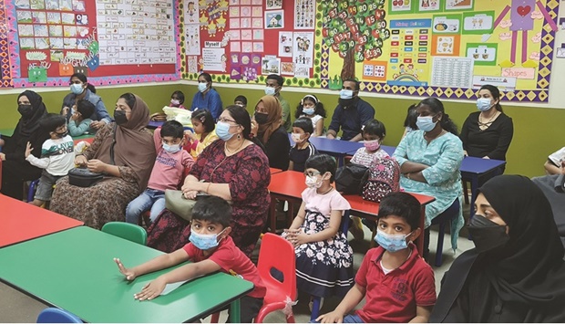 Parents along with their wards had an interactive session followed by fun filled activities and a tour of the campus.