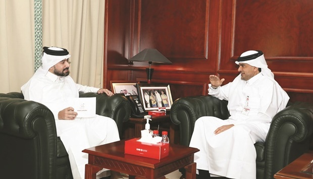 QIIB chief executive Dr Abdulbasit Ahmed al-Shaibei in an interview with QNA.