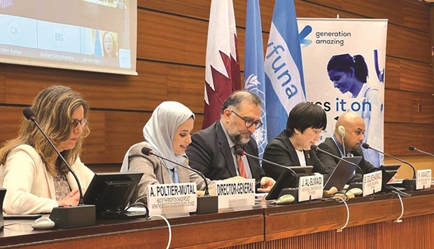 The event was held in co-operation with the World Federation of United Nations Associations (WFUNA) and the Generation Amazing Foundation of the Supreme Committee for Delivery and Legacy, QNA reported from Geneva.
