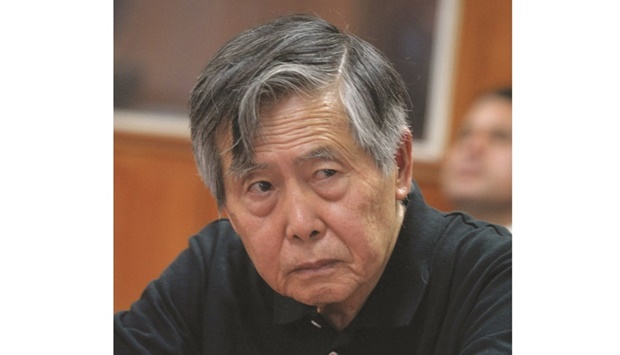 Former president Alberto Fujimori.