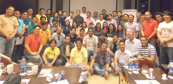 Participants at the PICE-Qatar seminar.