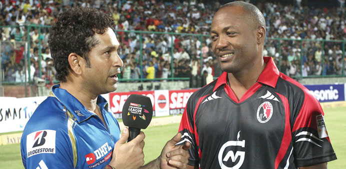 Sachin Tendulkar (left) and Brian Lara have been named in MCCu2019s squad for the Lordu2019s Bicentenary match against Rest of the World.