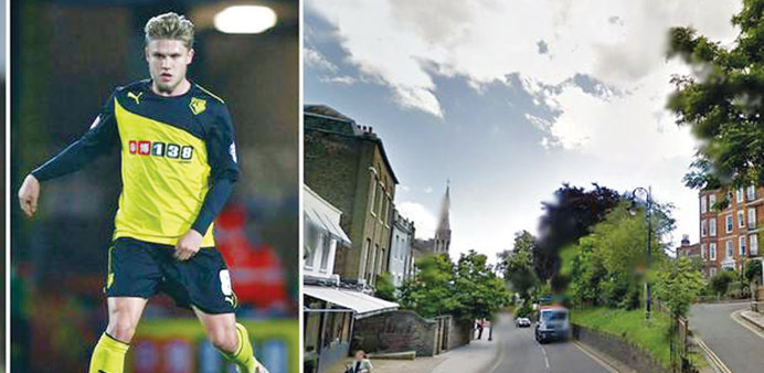 Udineseu2019s Alexander Merkel is renting the Hampstead home while on loan at Watford.