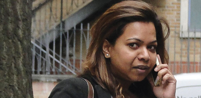 Mother-of-one Dilrushi Mendis outside Blackfriars crown court.