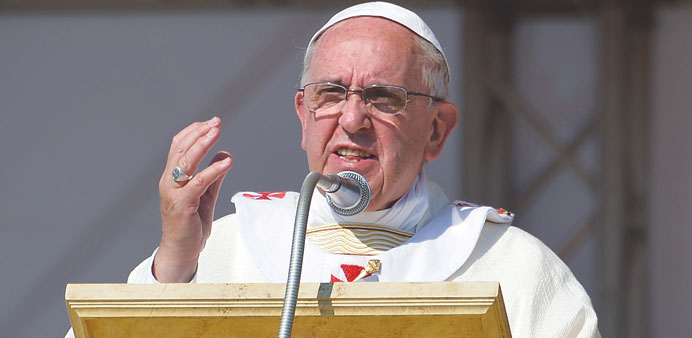 Francis: (the mafia) are excommunicated.