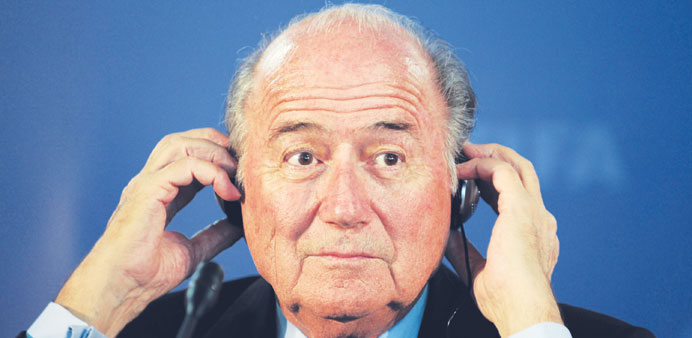 FIFA president Joseph Blatter.