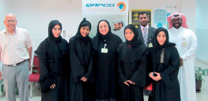 Some of the participating students along with officials.