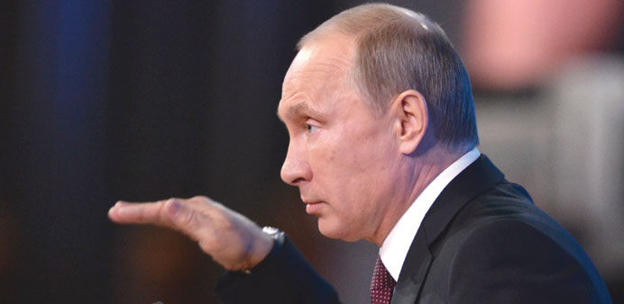    Putin: has largely let others - and Russian money - do the talking for him during the crisis.