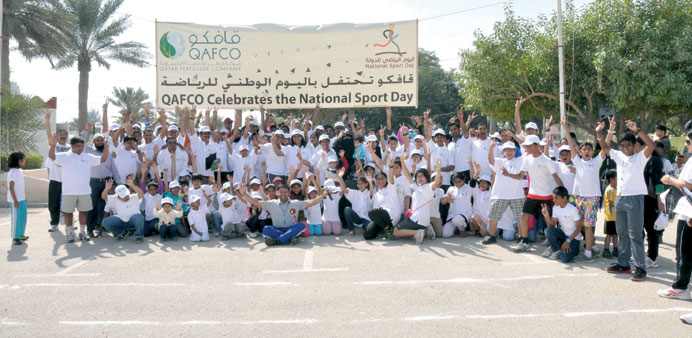 Qafcou2019s National Sport Day celebration.