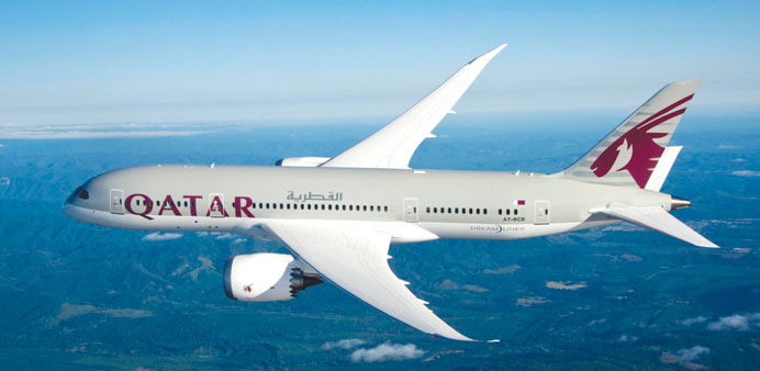 Qatar Airwaysu2019 Boeing 787 Dreamliner.