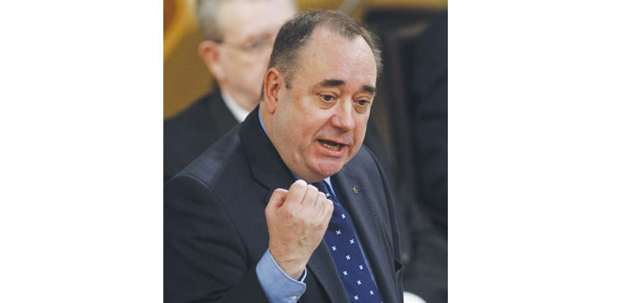  Alex Salmond: reiterates debate demand