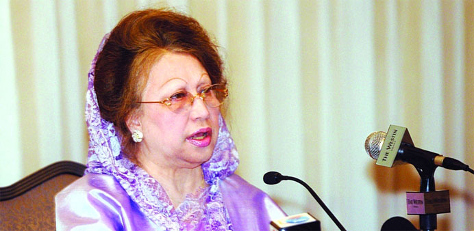 Bangladesh opposition leader and ex-PM Khaleda Zia 