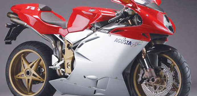 The u00a350,000 MV Agusta 750 F4 Oro.