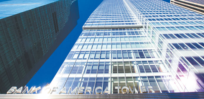 The Bank of America tower in New York. The US Department of Justice and the Commodity Futures Trading Commission have both held investigations into wh