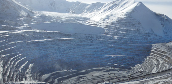 The Kumtor mine in Kyrgyzstan sits atop at least two glaciers.